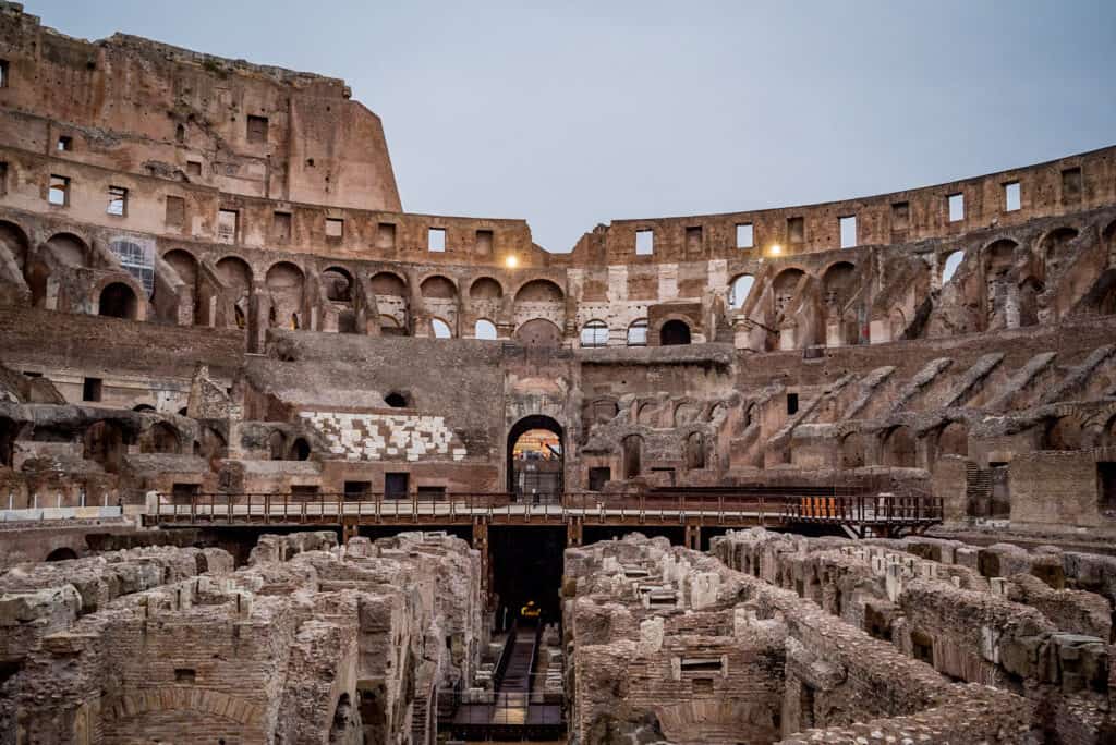 Colosseum in Rome Interior