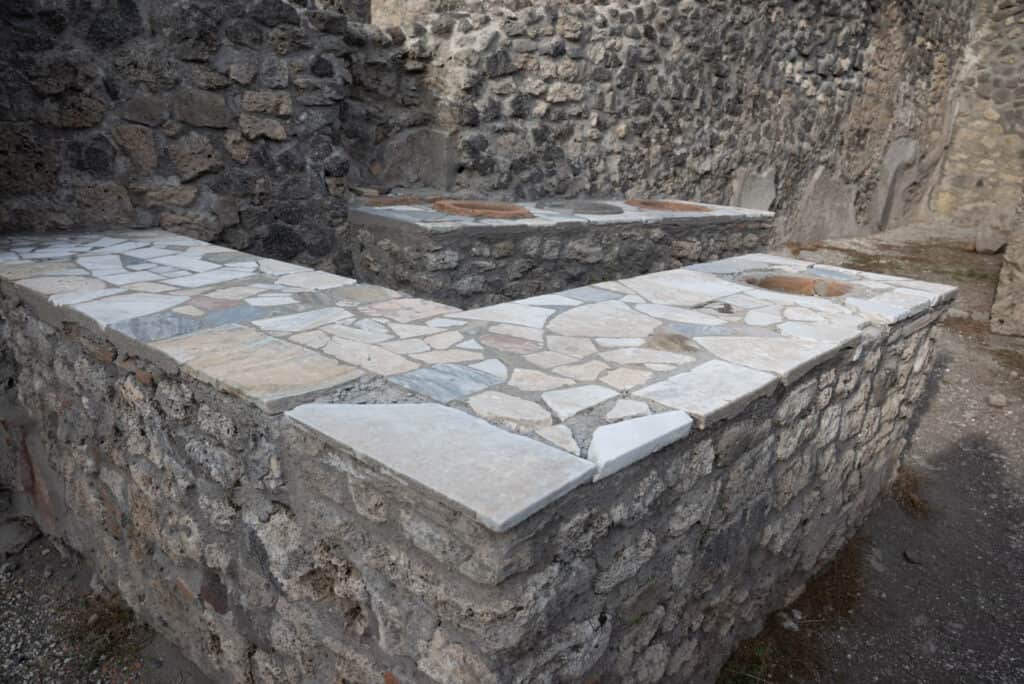 Fast Food Counter in Pompeii